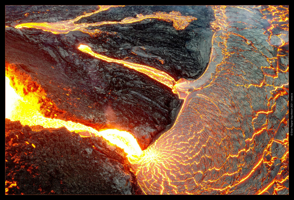 Lava flow in Geldingadalir - Fagradalsfjall - 26-03-2021